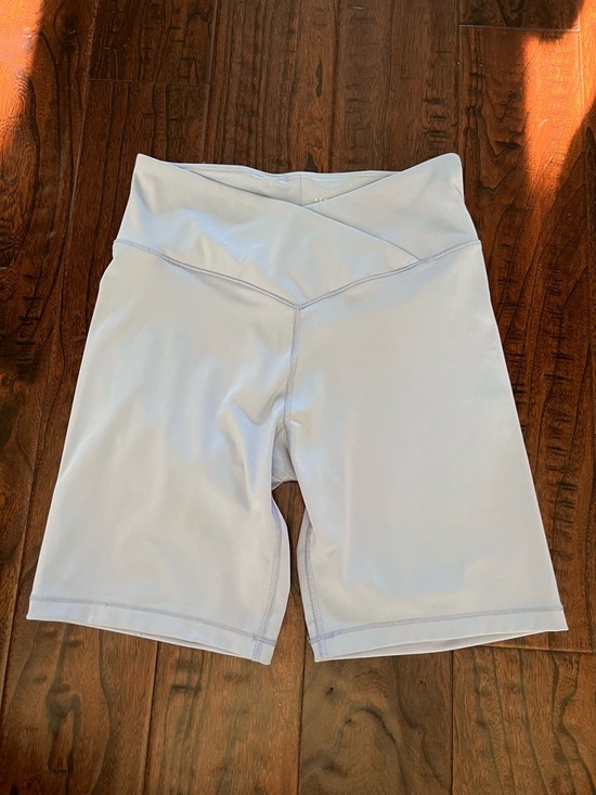 Aeropostale Pants - Aeropostale Light Blue Crossover Waist Bike Shorts